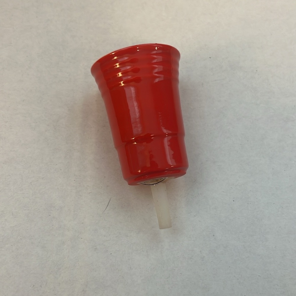 Nora Fleming Red Solo Cup Mini